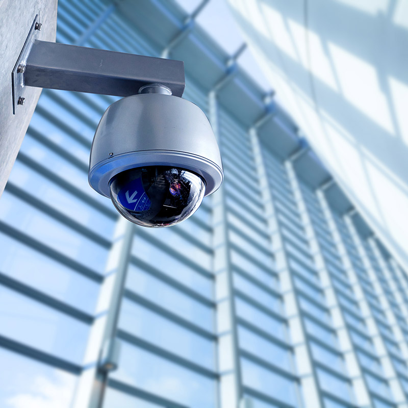 Security,Cctv,Camera,In,Office,Building